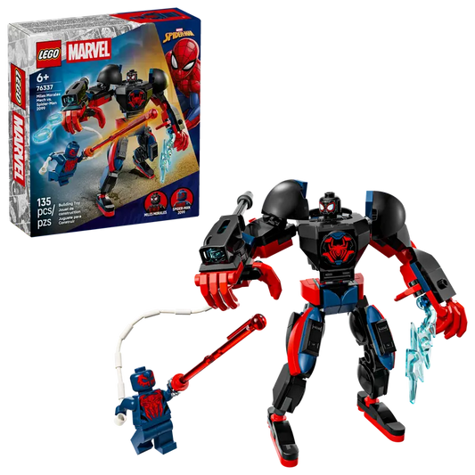LEGO Marvel Miles Morales Mech vs. Spider-Man 2099 76337