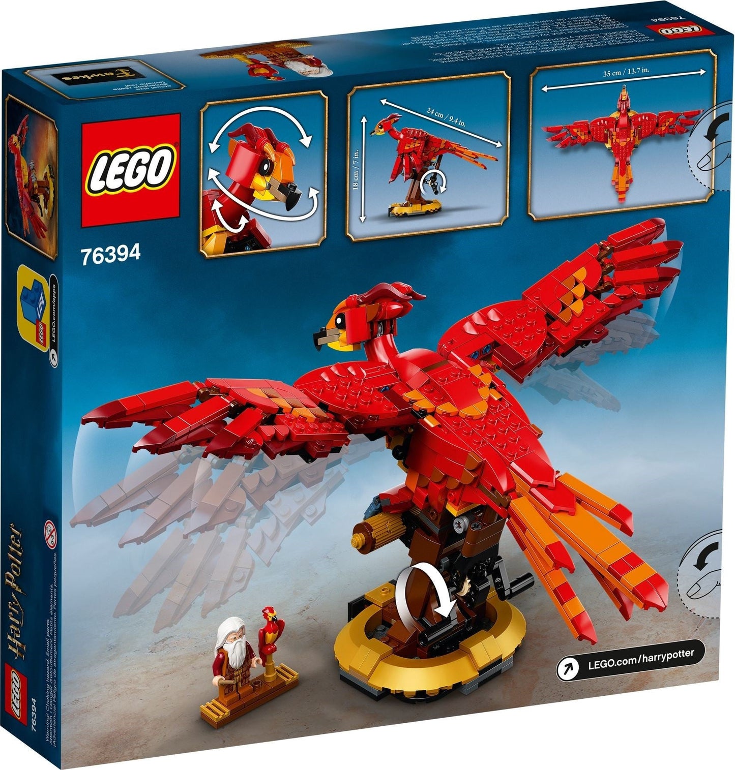 LEGO Harry Potter Fawkes Dumbledores Phönix 76394