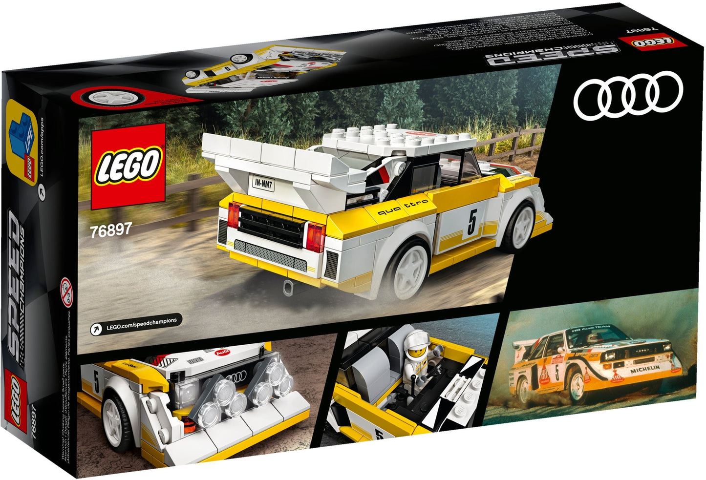 LEGO Speed Champions 1985 Audi Sport quattro S1 76897