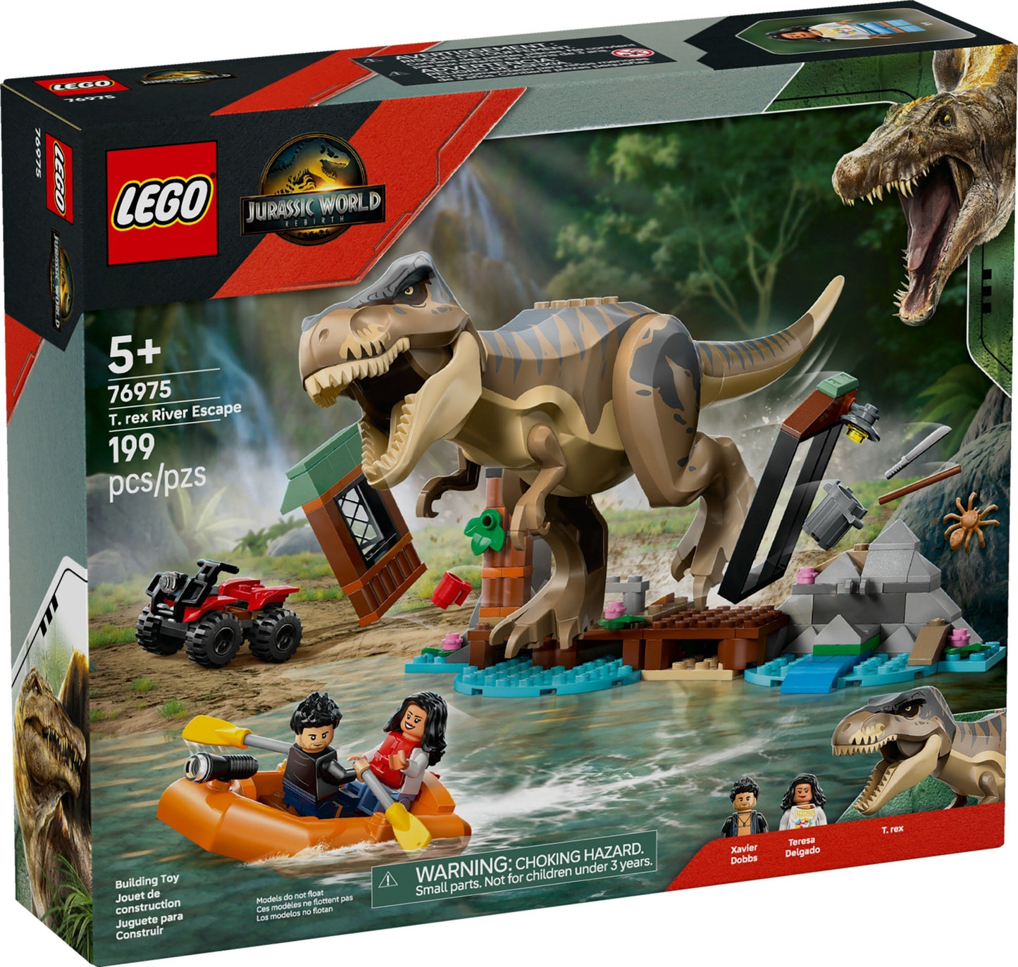 LEGO Jurassic World Flucht vor dem T.Rex 76975