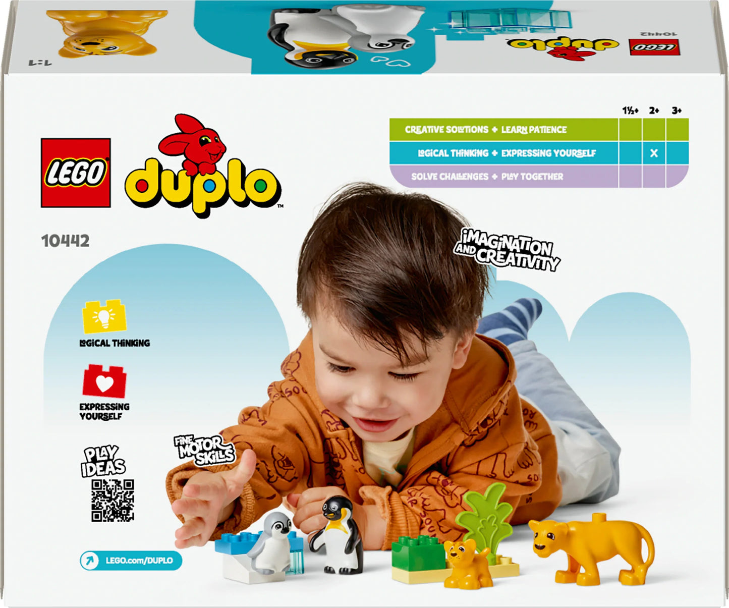 LEGO DUPLO Wildtier-Familien: Pinguine und Löwen 10442