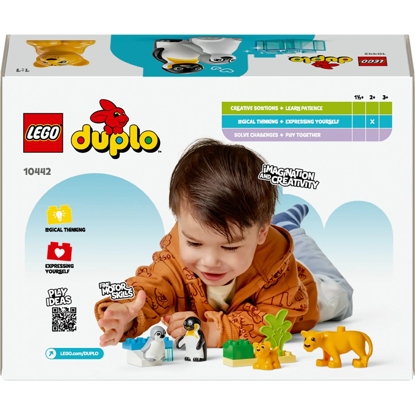LEGO DUPLO Wildtier-Familien: Pinguine und Löwen 10442