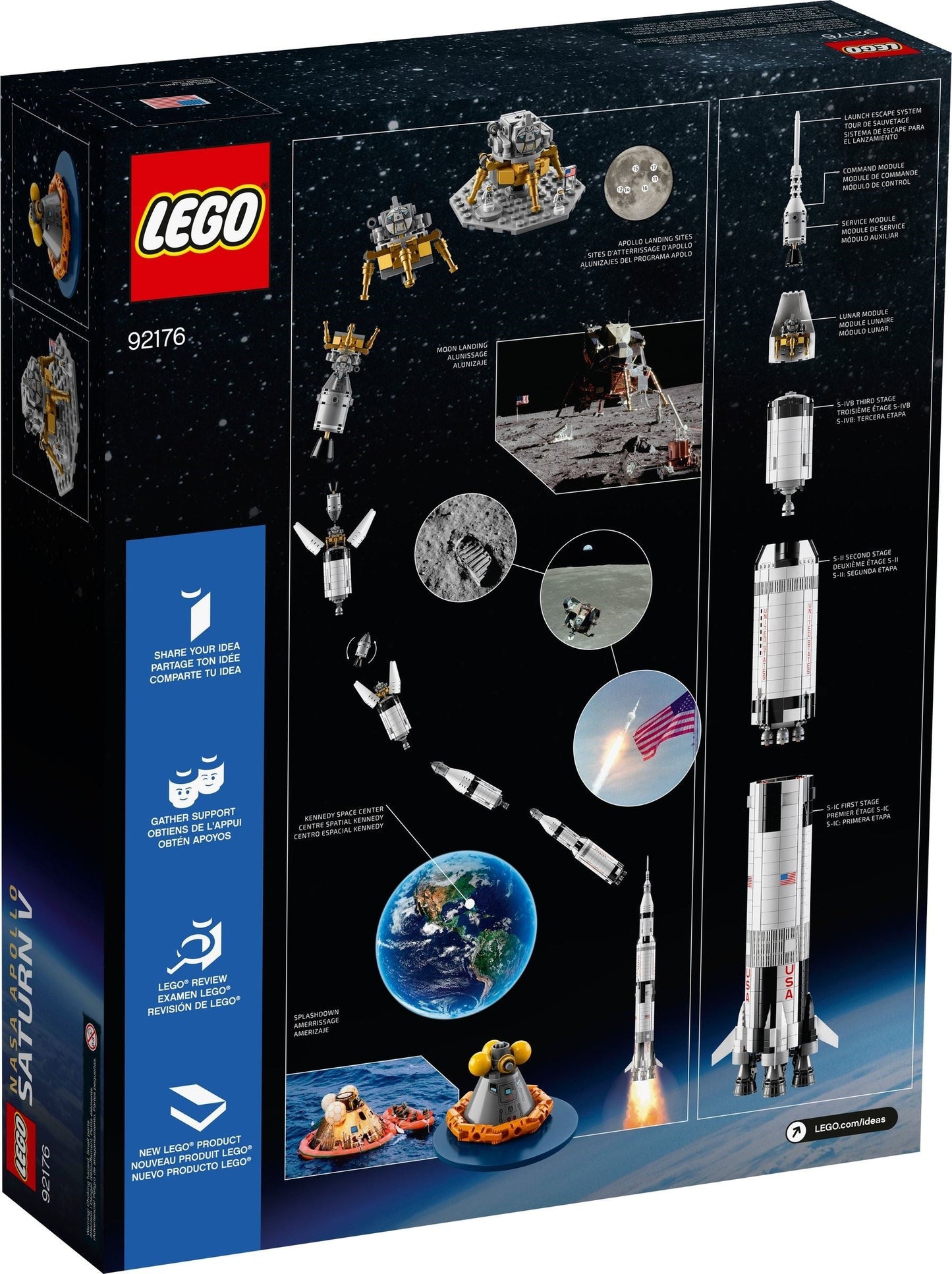 LEGO IDEAS NASA Apollo Saturn V 92176