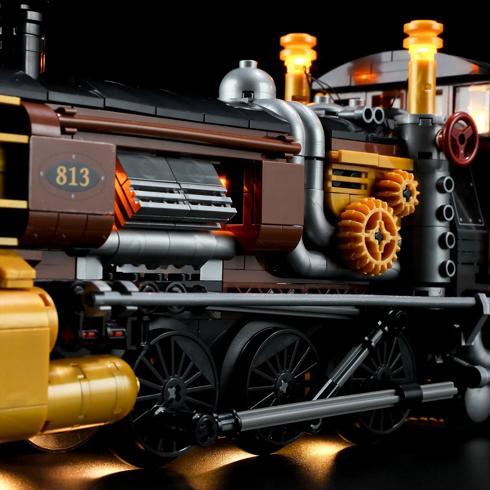 Lumibricks F9006 - Steampunk Ore Train - Steampunk-Erzzug