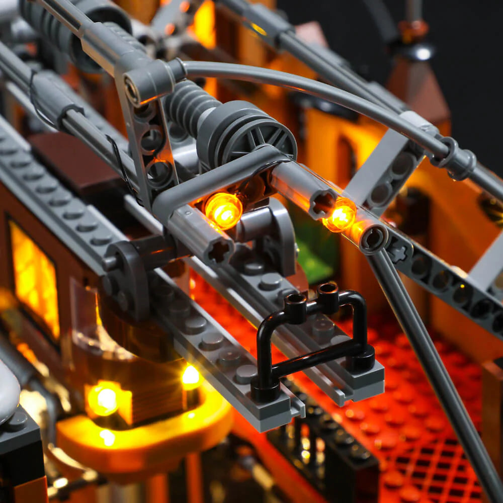 Lumibricks F9007 - Steampunk Train Station - Steampunk-Bahnhof
