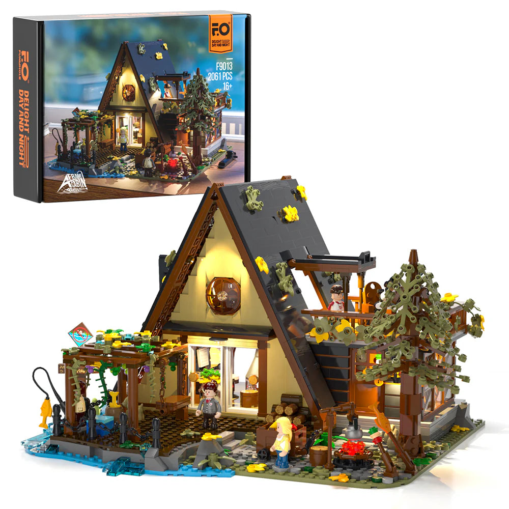 Lumibricks F9013 - A-Frame Cabin - A-Frame-Kabine