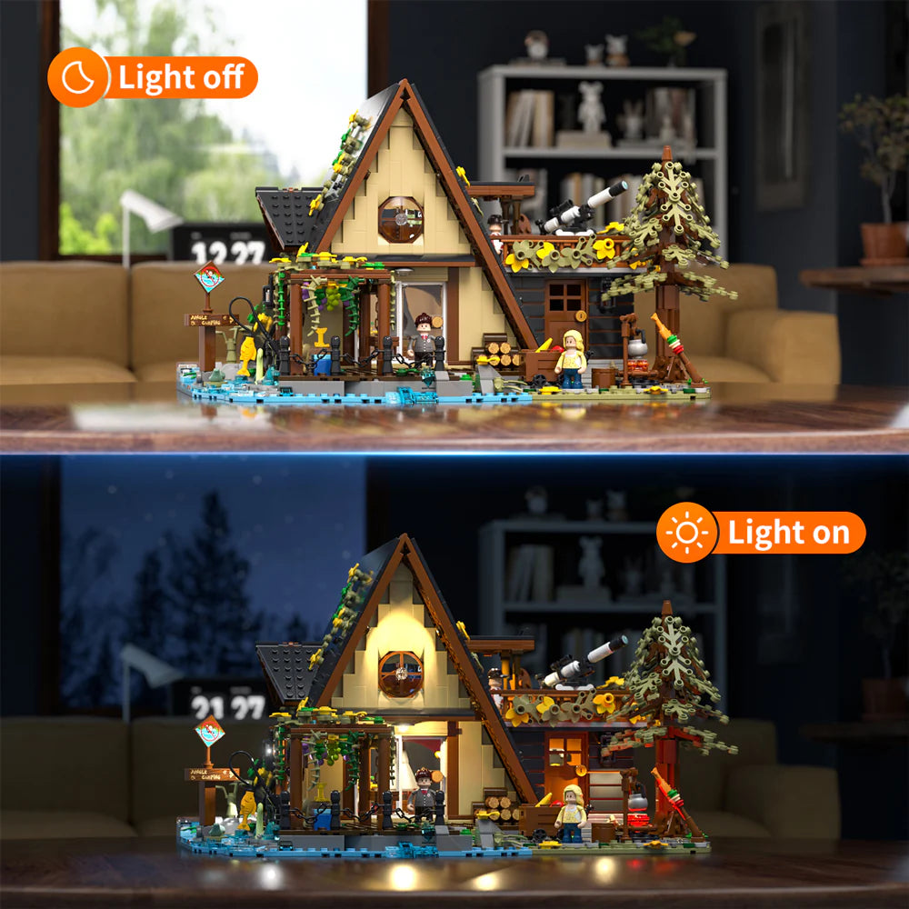 Lumibricks F9013 - A-Frame Cabin - A-Frame-Kabine