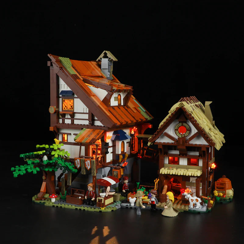 Lumibricks F9015 - Medieval Market - Mittelalterlicher Markt