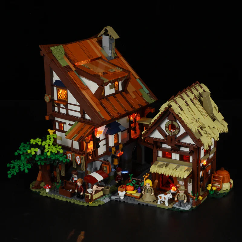 Lumibricks F9015 - Medieval Market - Mittelalterlicher Markt