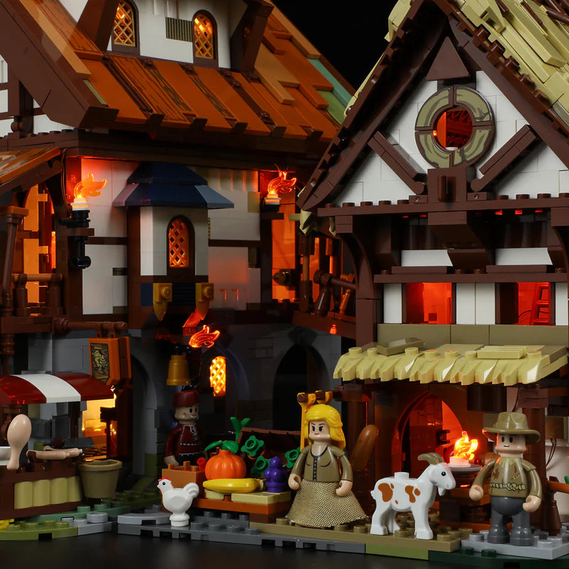 Lumibricks F9015 - Medieval Market - Mittelalterlicher Markt