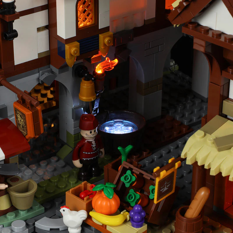 Lumibricks F9015 - Medieval Market - Mittelalterlicher Markt
