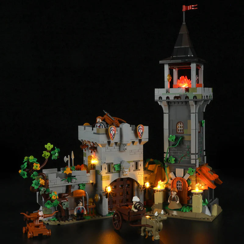 Lumibricks F9027 - Medieval Watchtower - Mittelalterlicher Wachturm