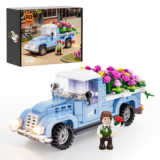 Lumibricks Funwhole F9028 - Flower Truck - Blumen-LKW