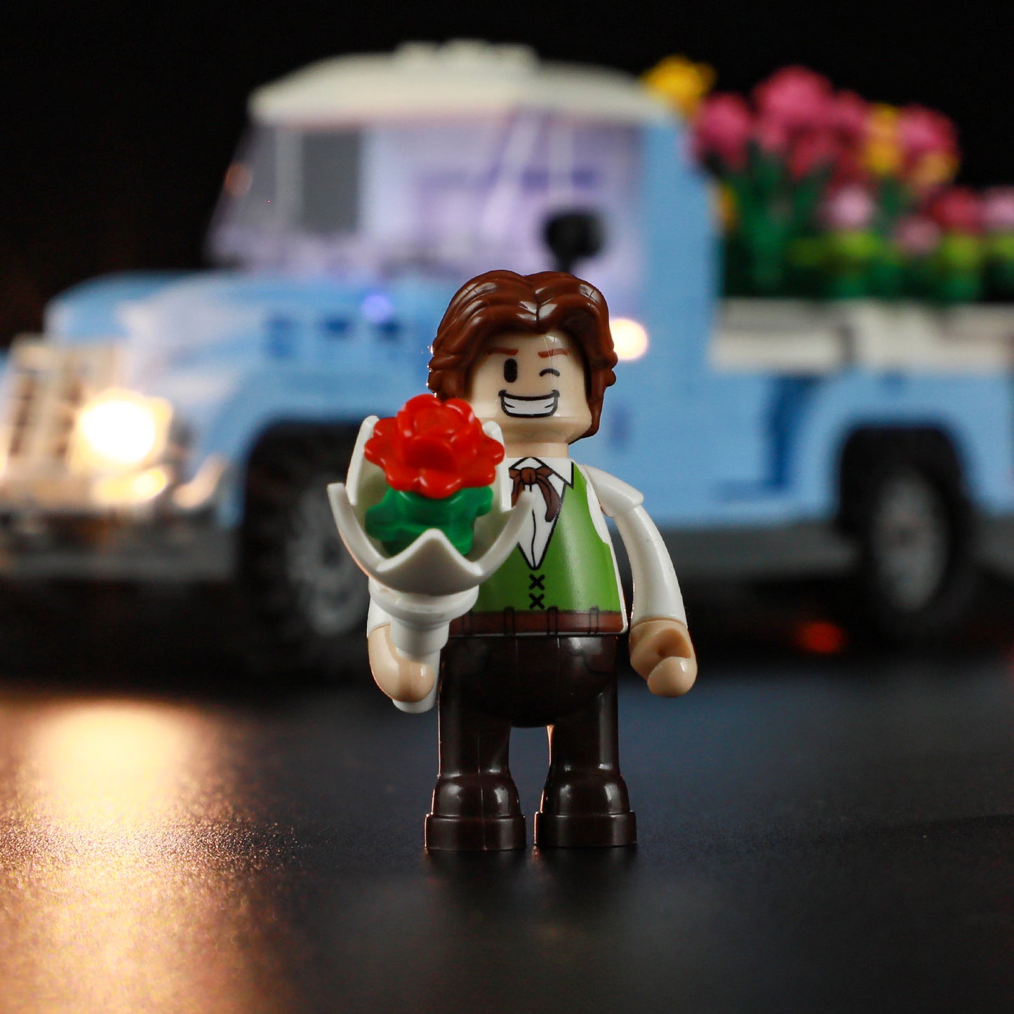 Lumibricks Funwhole F9028 - Flower Truck - Blumen-LKW