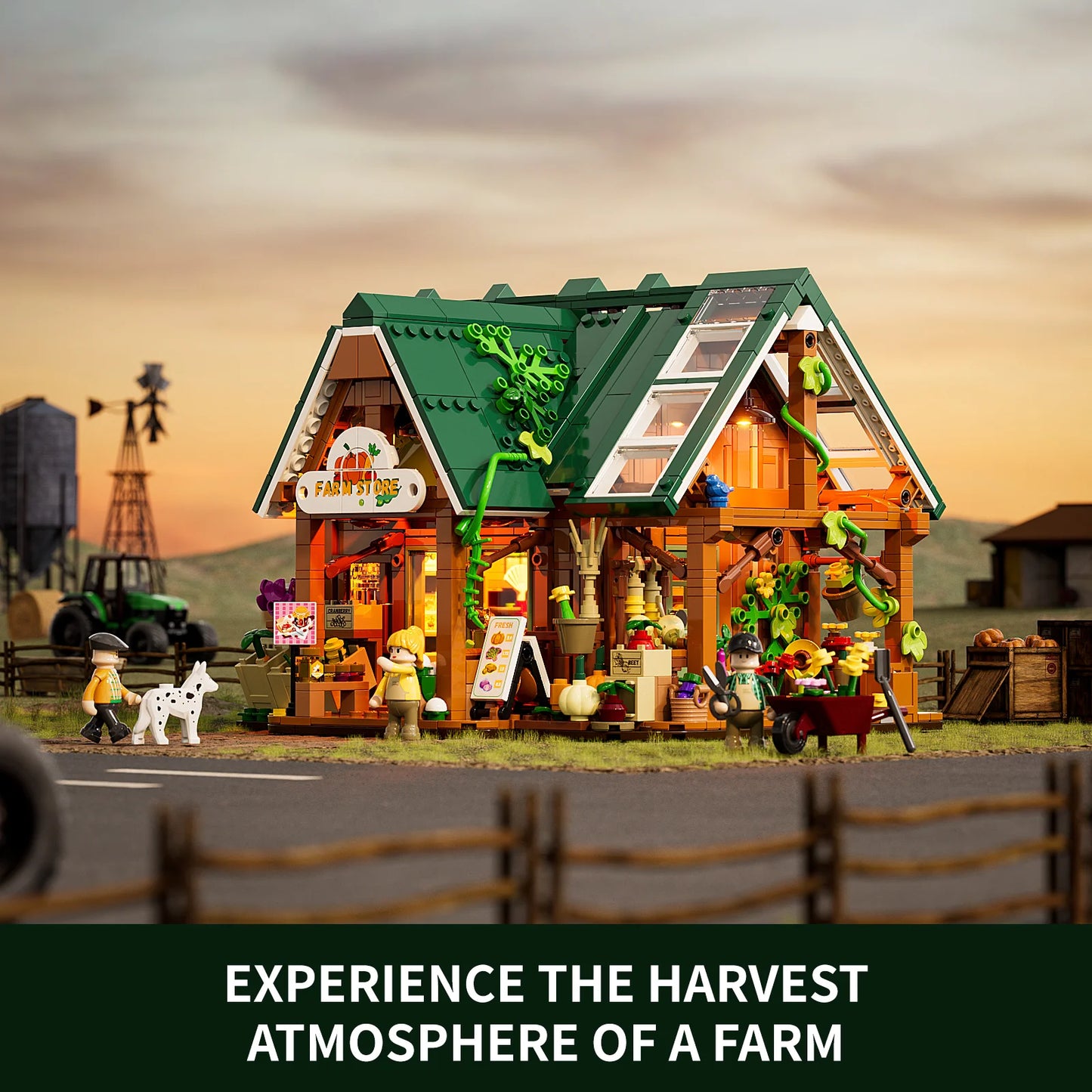 Lumibricks F9029 - Farm Store - Hofladen
