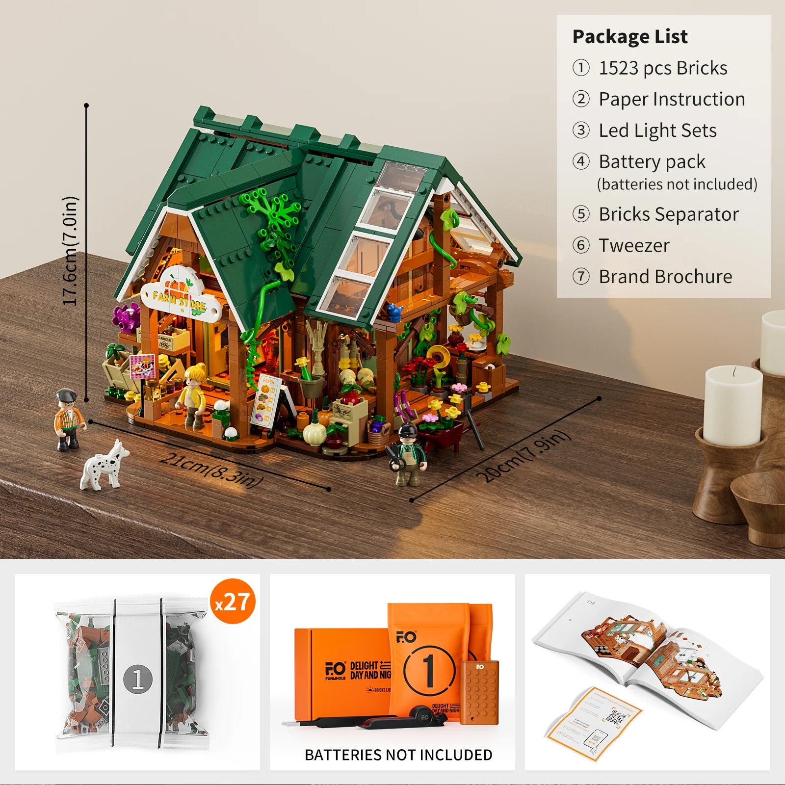 Lumibricks F9029 - Farm Store - Hofladen