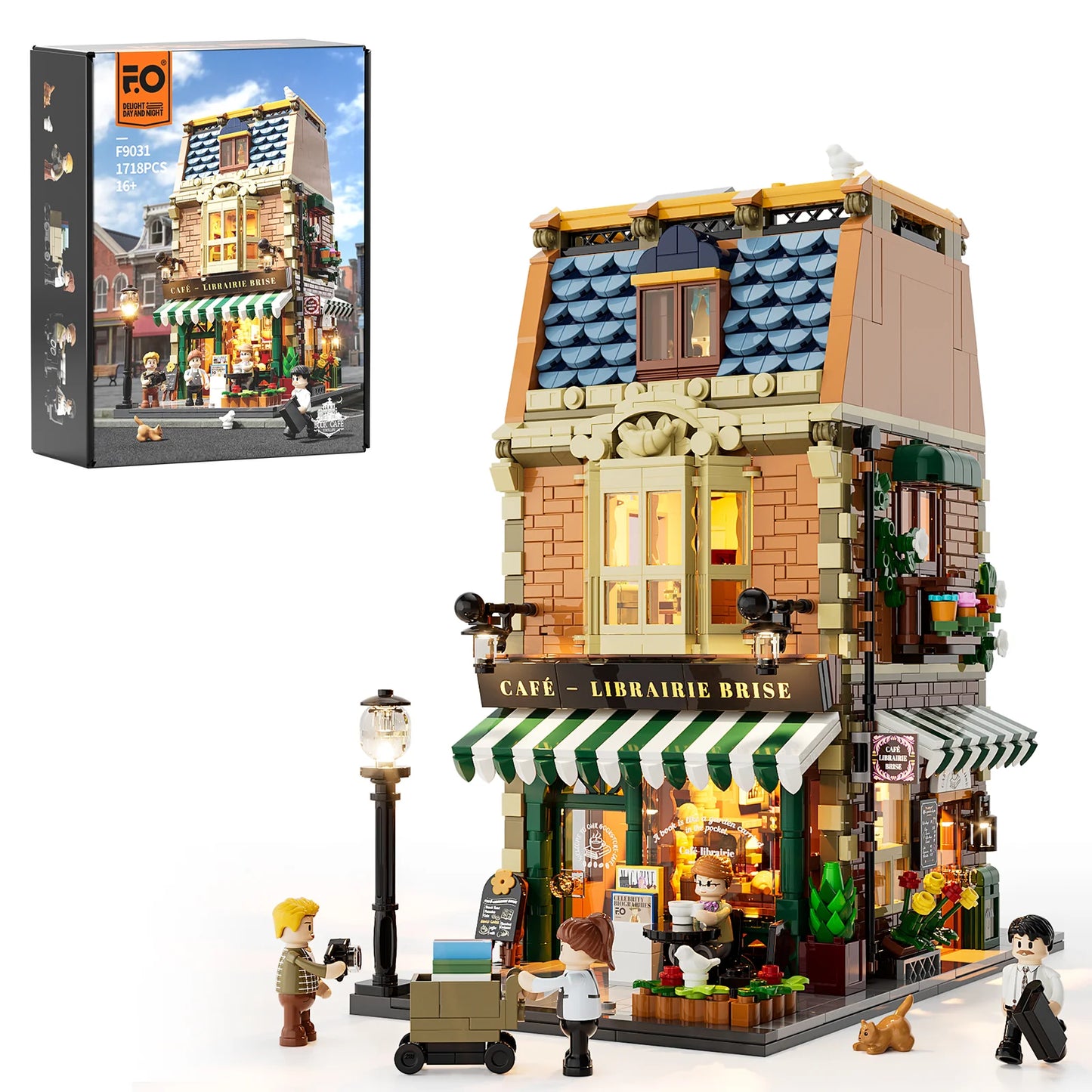 Lumibricks F9031 - Book-Cafe - Buch-Café