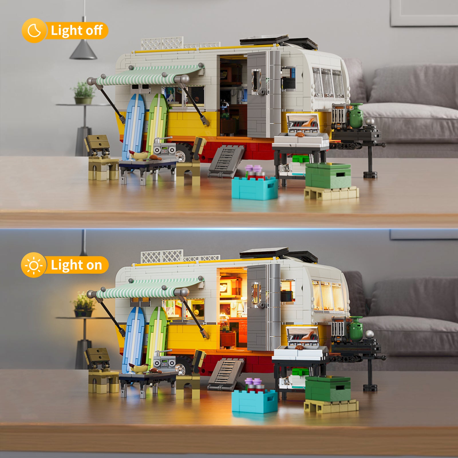 Lumibricks Funwhole F9032 - Travel Trailer - Wohnwagen