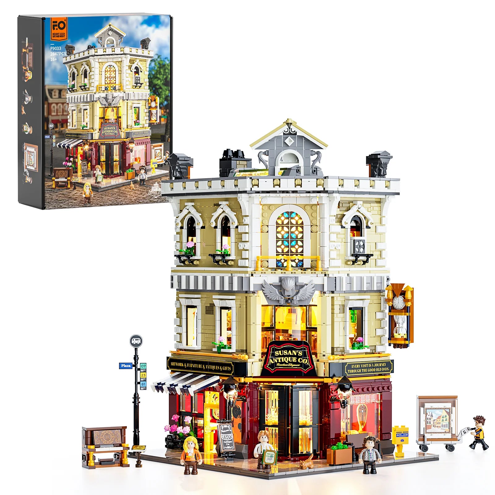 Lumibricks F9033 - Antique Store - Antiquitätenladen