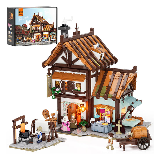 Lumibricks F9038 - Medieval Tailor Shop - Mittelalterliche Schneiderei