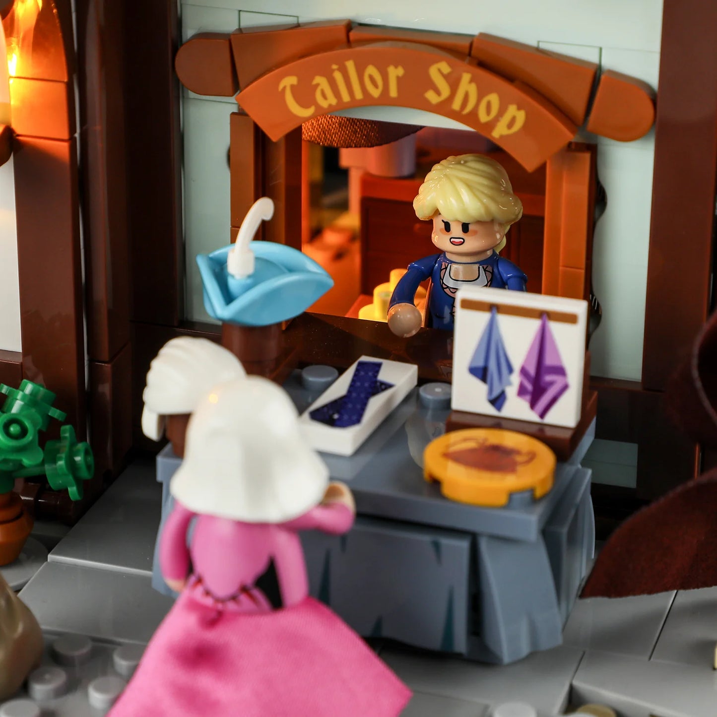Lumibricks F9038 - Medieval Tailor Shop - Mittelalterliche Schneiderei