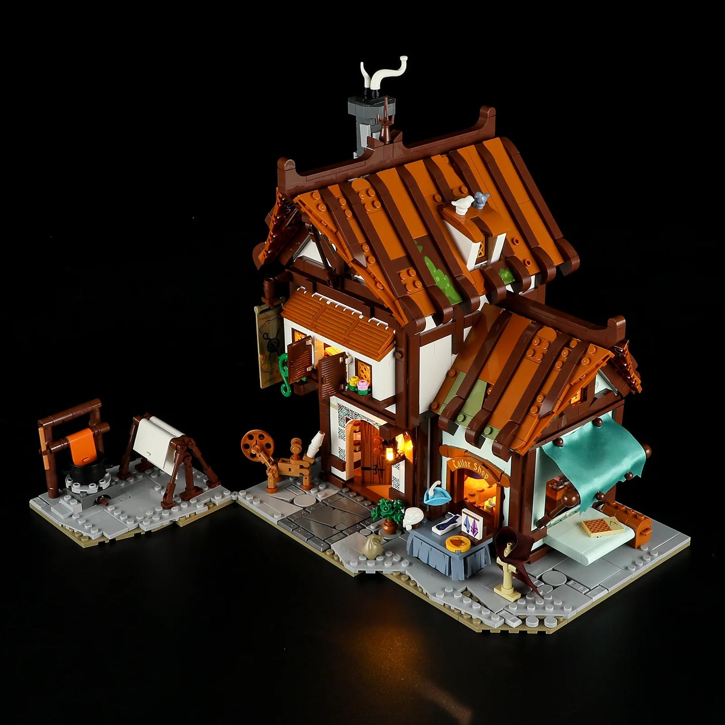 Lumibricks F9038 - Medieval Tailor Shop - Mittelalterliche Schneiderei