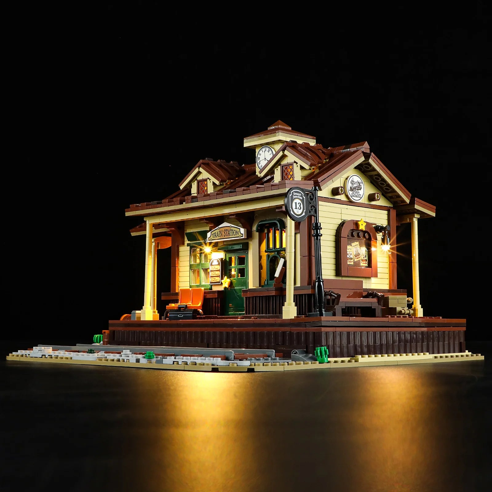Lumibricks F9039 - West Train Station - Bahnhof des Wilden Westens