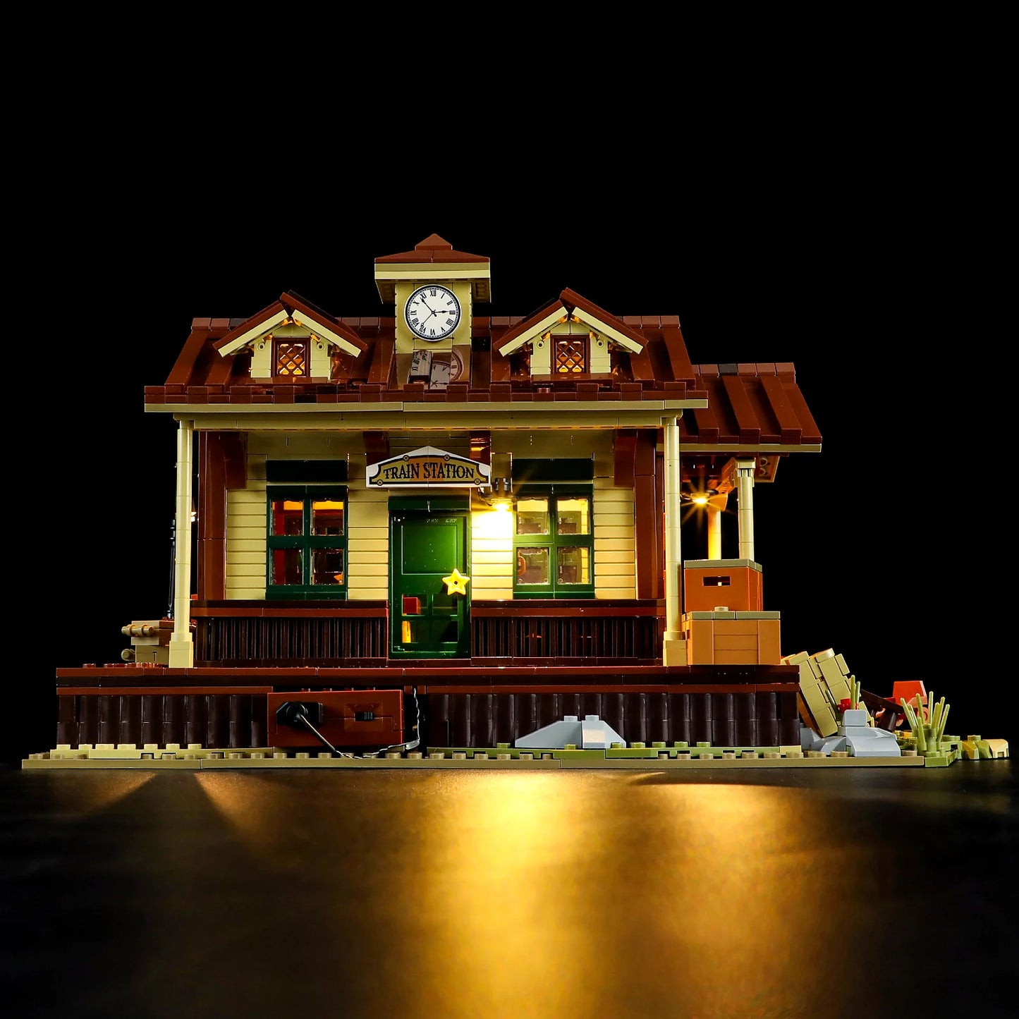 Lumibricks F9039 - West Train Station - Bahnhof des Wilden Westens