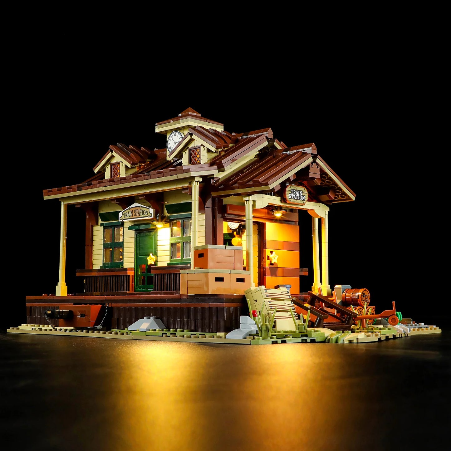 Lumibricks F9039 - West Train Station - Bahnhof des Wilden Westens
