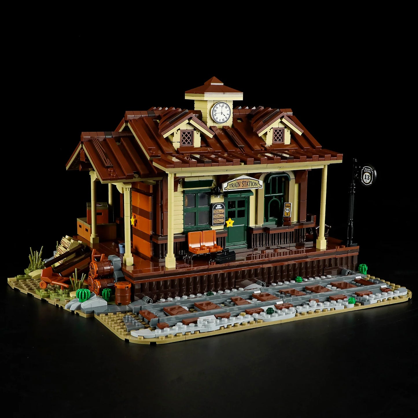 Lumibricks F9039 - West Train Station - Bahnhof des Wilden Westens
