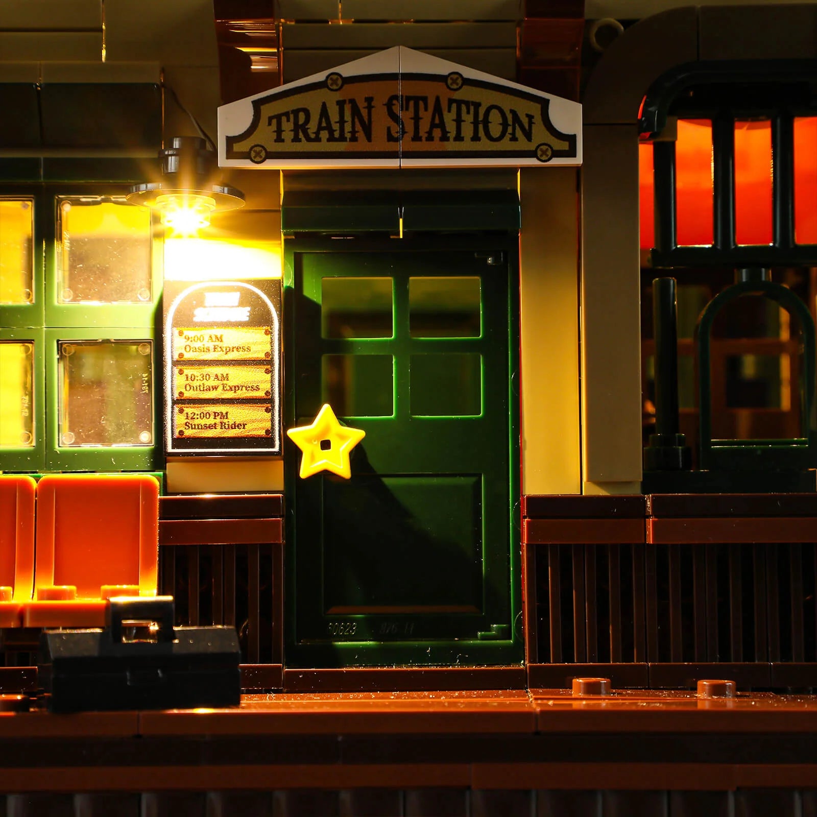 Lumibricks F9039 - West Train Station - Bahnhof des Wilden Westens