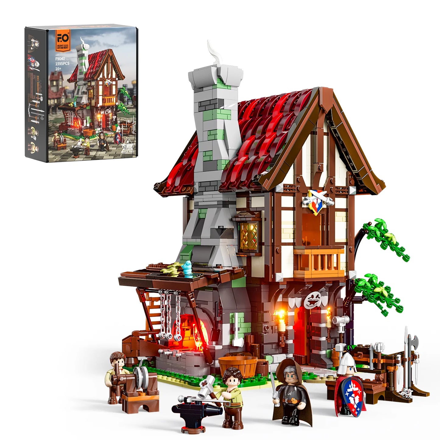 Lumibricks F9040 - Forge House - Schmiedehaus