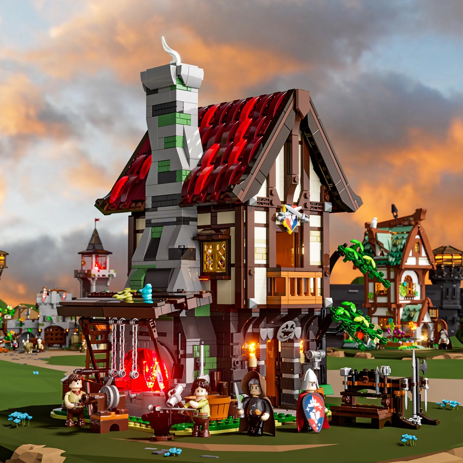 Lumibricks F9040 - Forge House - Schmiedehaus