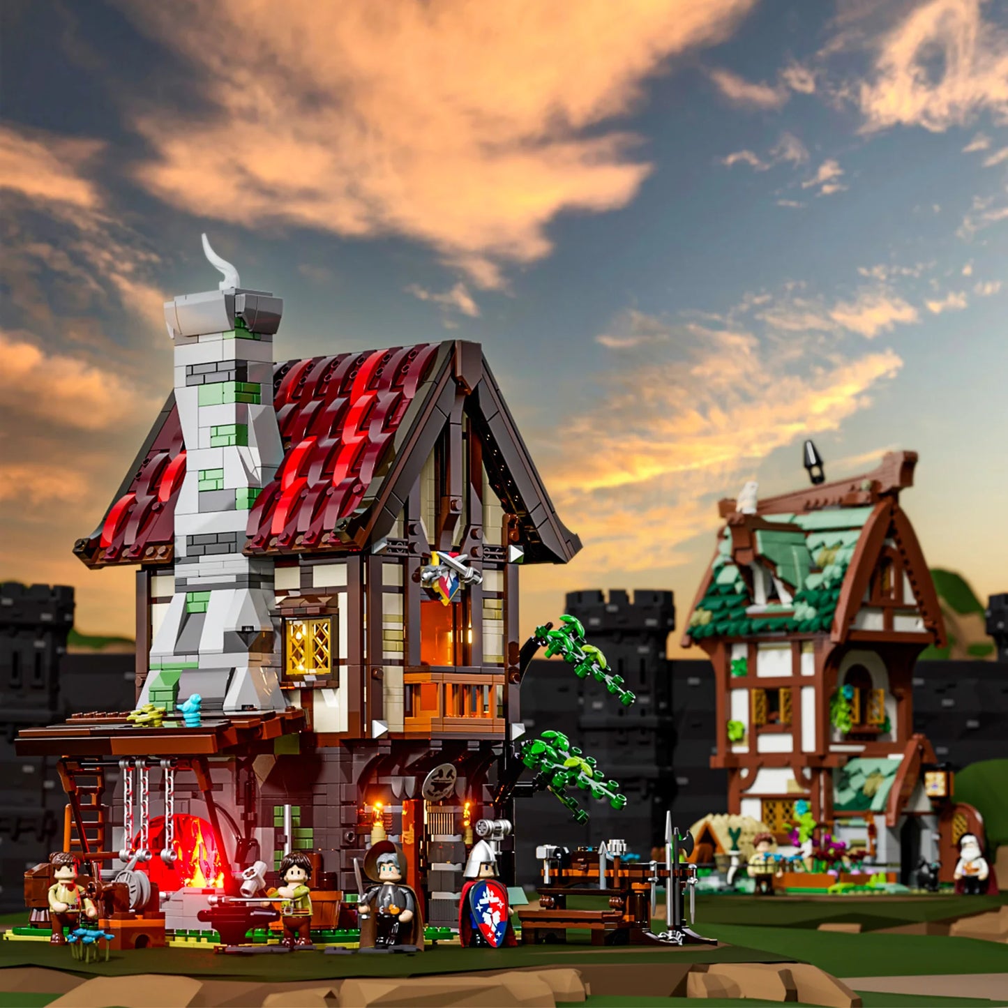 Lumibricks F9040 - Forge House - Schmiedehaus
