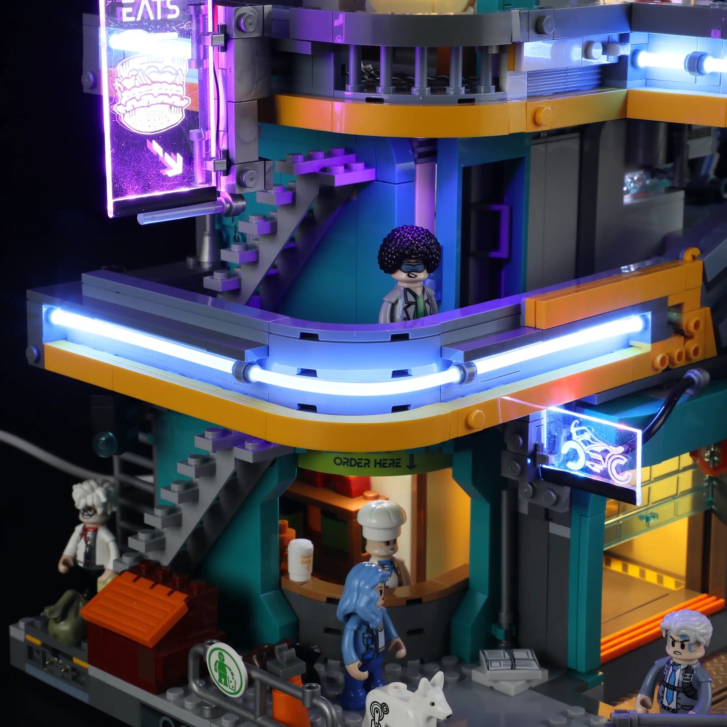Lumibricks 17001 / F9042 - Cyberpunk Apartment - Cyberpunk Wohnung