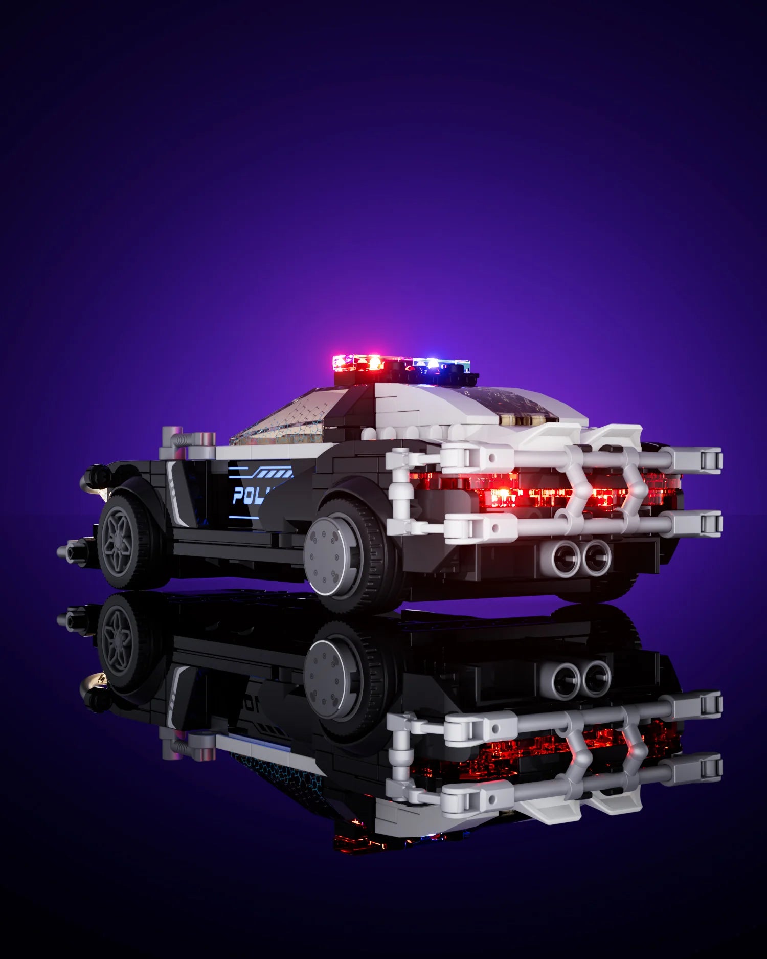 Lumibricks F9043 - Police Patrol Car - Streifenwagen der Polizei