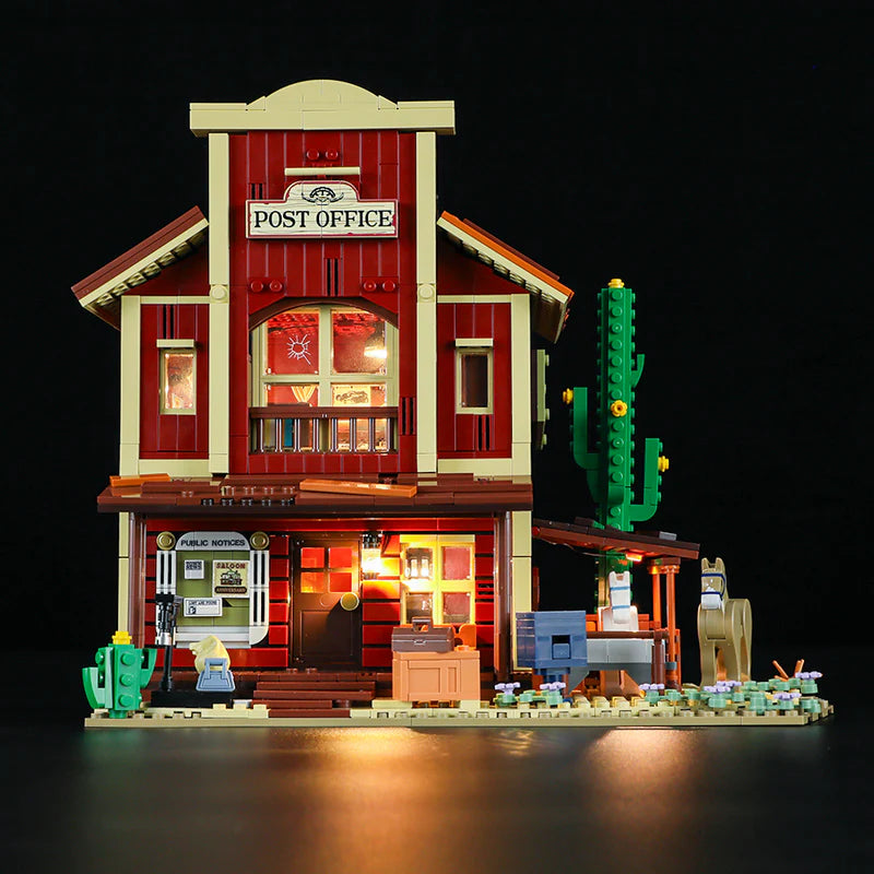 Lumibricks F9044 - Old West Post Office - Postamt des Wilden Westens