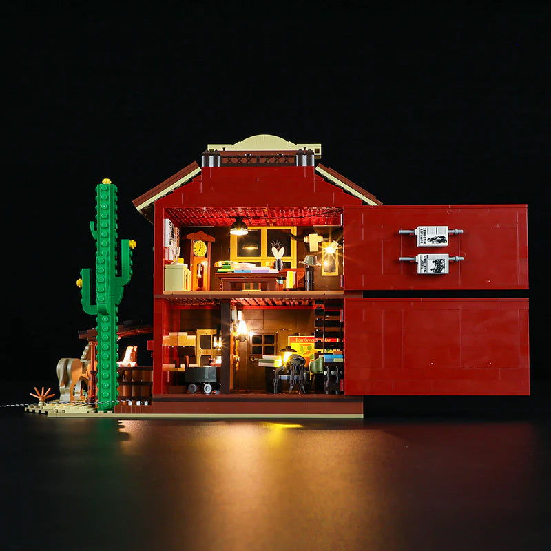 Lumibricks F9044 - Old West Post Office - Postamt des Wilden Westens