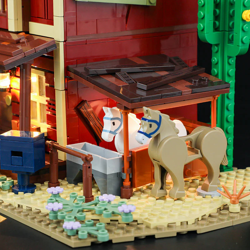 Lumibricks F9044 - Old West Post Office - Postamt des Wilden Westens