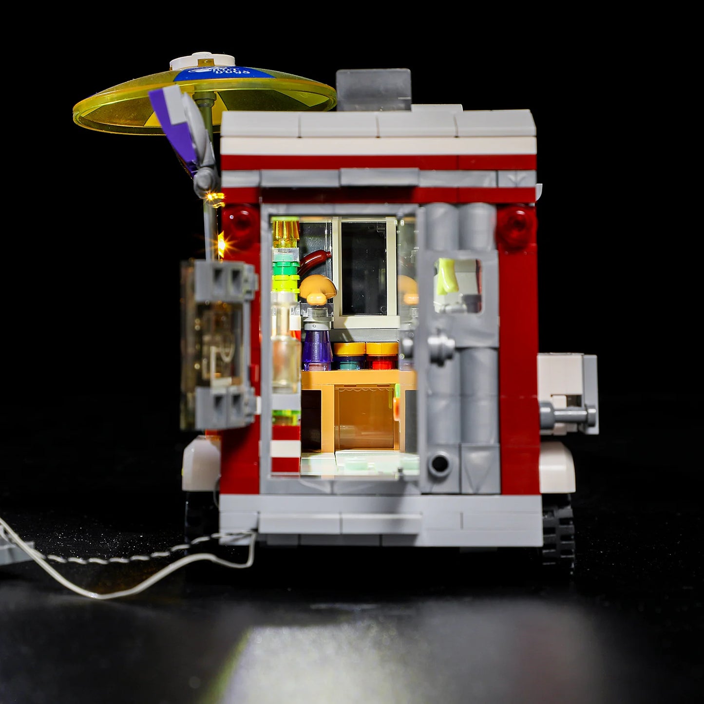 Lumibricks F9046 - Chili Dog Trailer - Chili Dog Anhänger