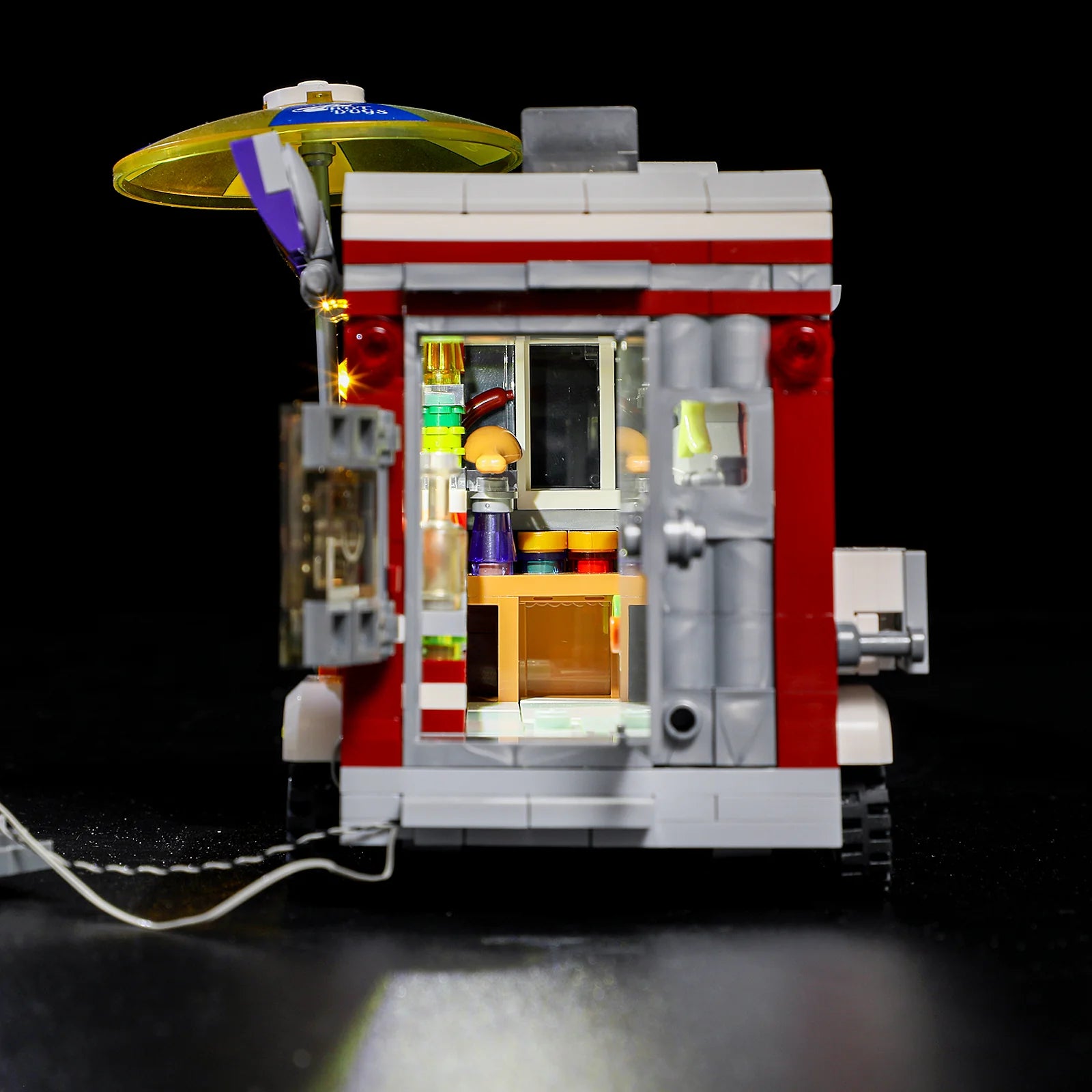 Lumibricks F9046 - Chili Dog Trailer - Chili Dog Anhänger