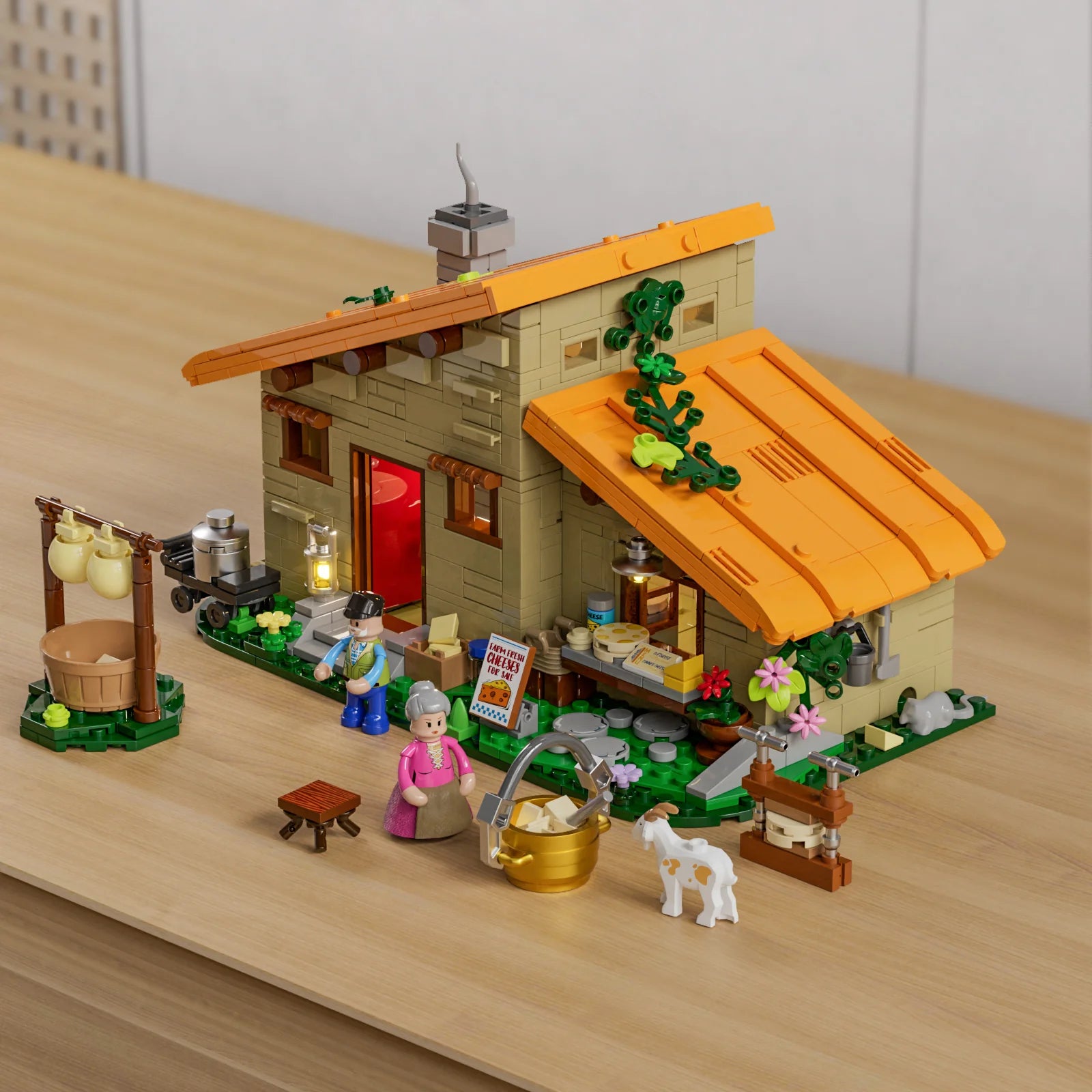 Lumibricks F9049 - Farmstead cheese house - Bauernhof-Käsehaus