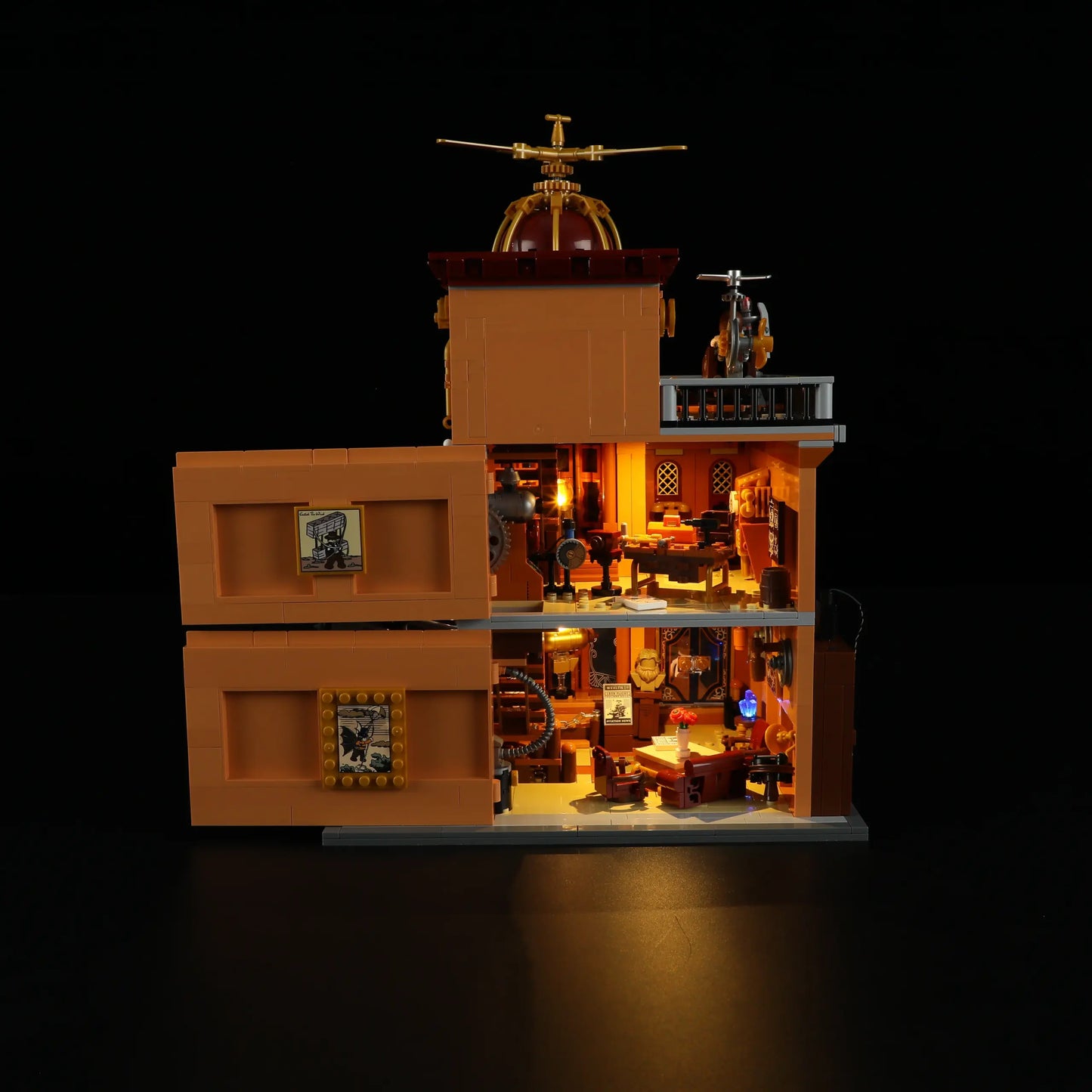 Lumibricks F9050 - Steampunk Flying Club - Steampunk-Flugclub