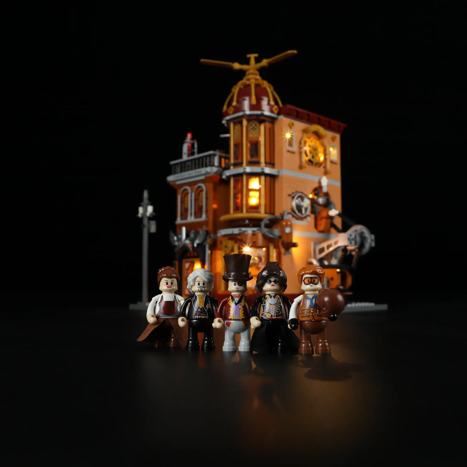 Lumibricks F9050 - Steampunk Flying Club - Steampunk-Flugclub