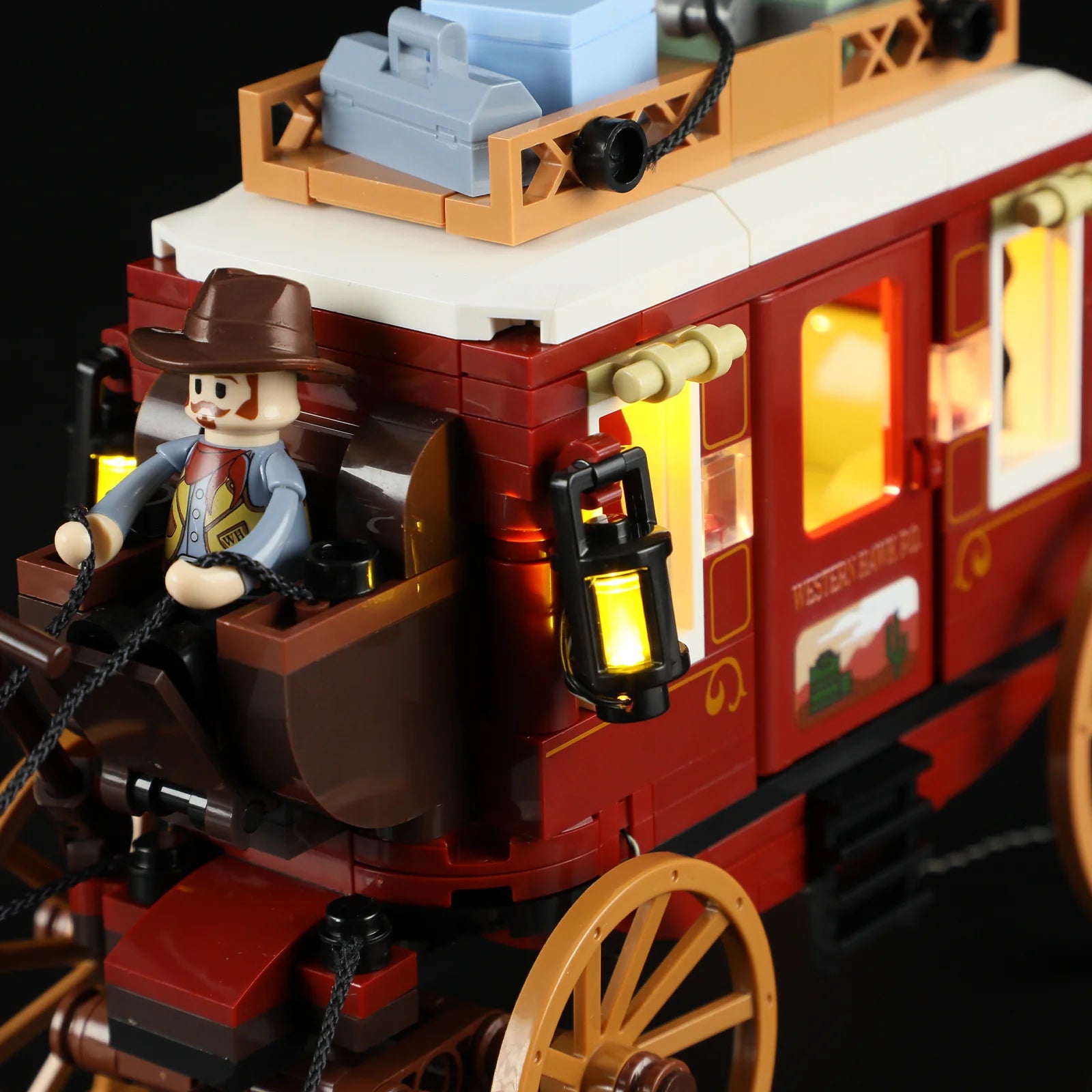 Lumibricks F9052 - Western Stagecoach - Postkutsche des Wilden Westens