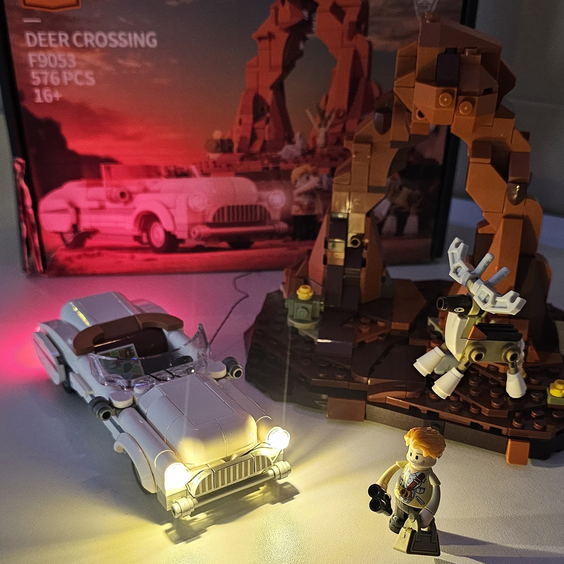 Lumibricks F9053 - Deer Crossing - Wildwechsel - USED