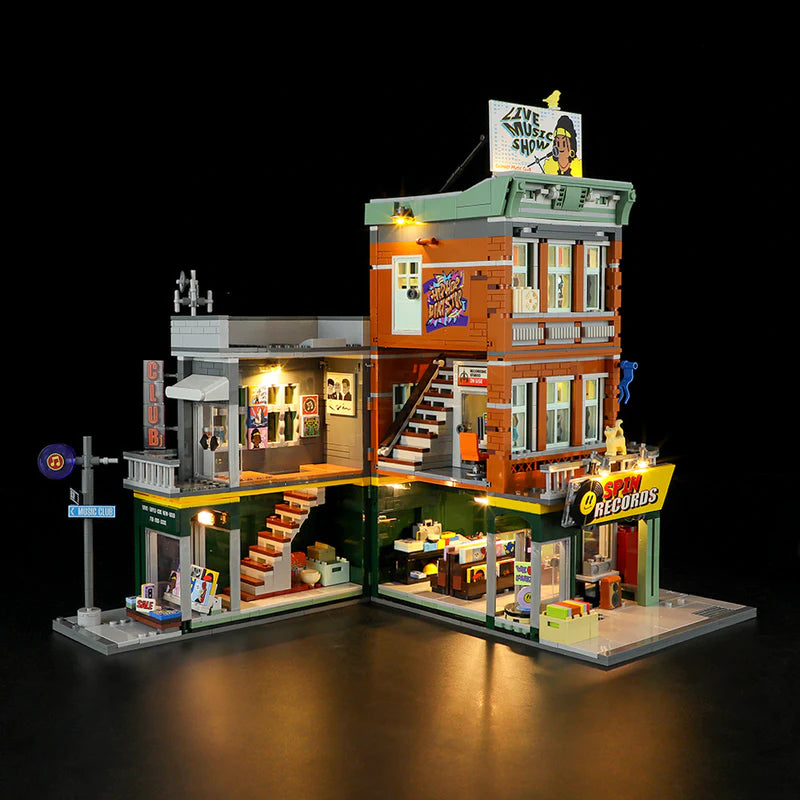 Lumibricks F9058 - Record Store - Plattenladen