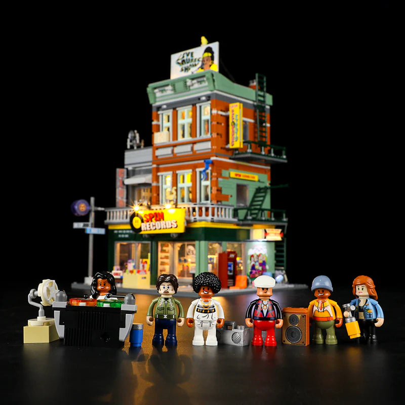 Lumibricks F9058 - Record Store - Plattenladen