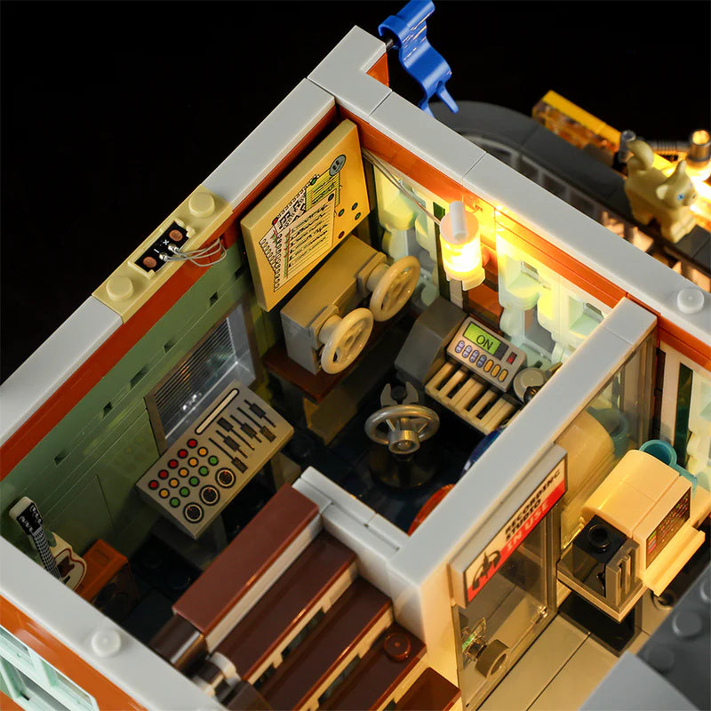 Lumibricks F9058 - Record Store - Plattenladen