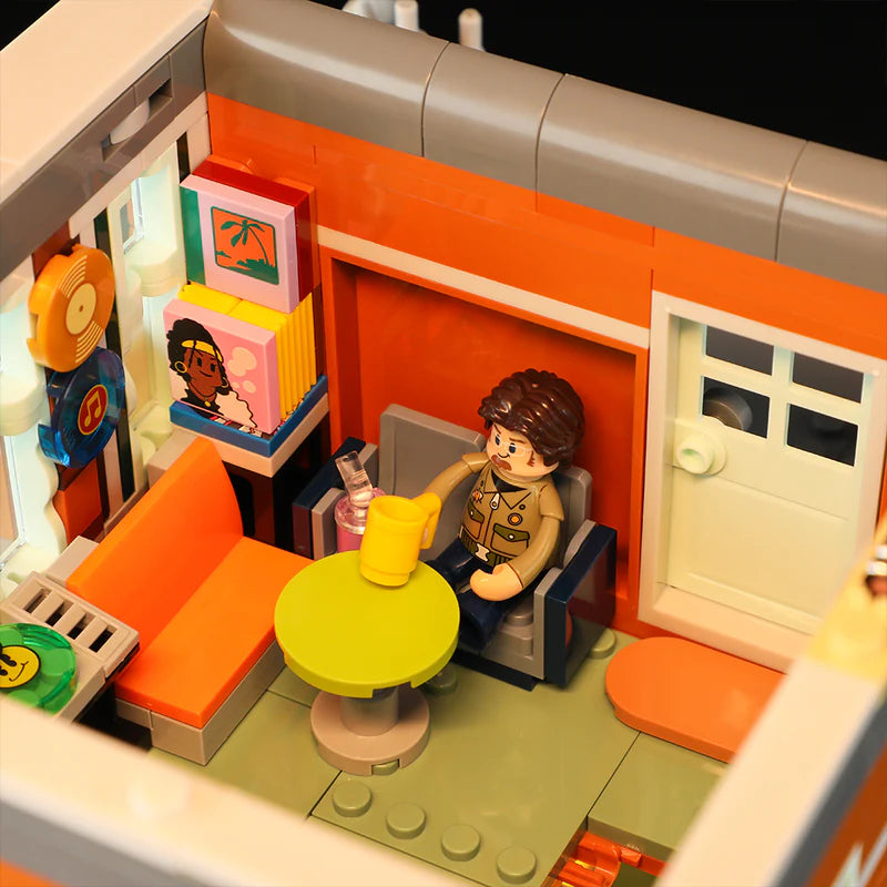 Lumibricks F9058 - Record Store - Plattenladen